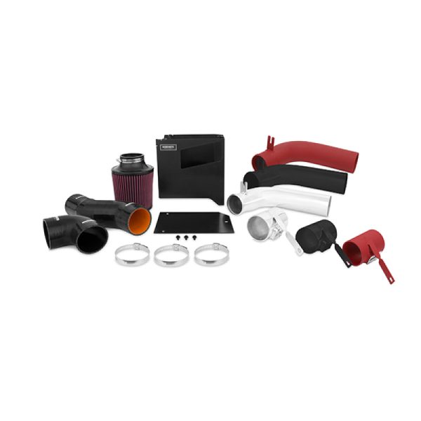 Alternative view of Mishimoto 15 Subaru WRX Performance Air Intake Kit w/ Box - Wrinkle Red