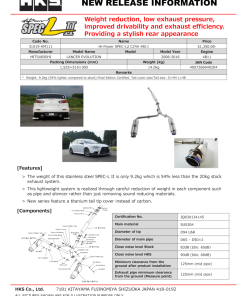 Alternative view of HKS Hi-Power SPEC-L2 CZ4A 4B11