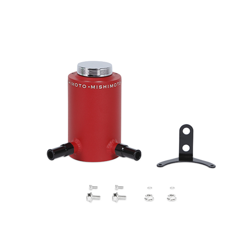 Mishimoto Aluminum Power Steering Reservoir Tank - Wrinkle Red - Image 2