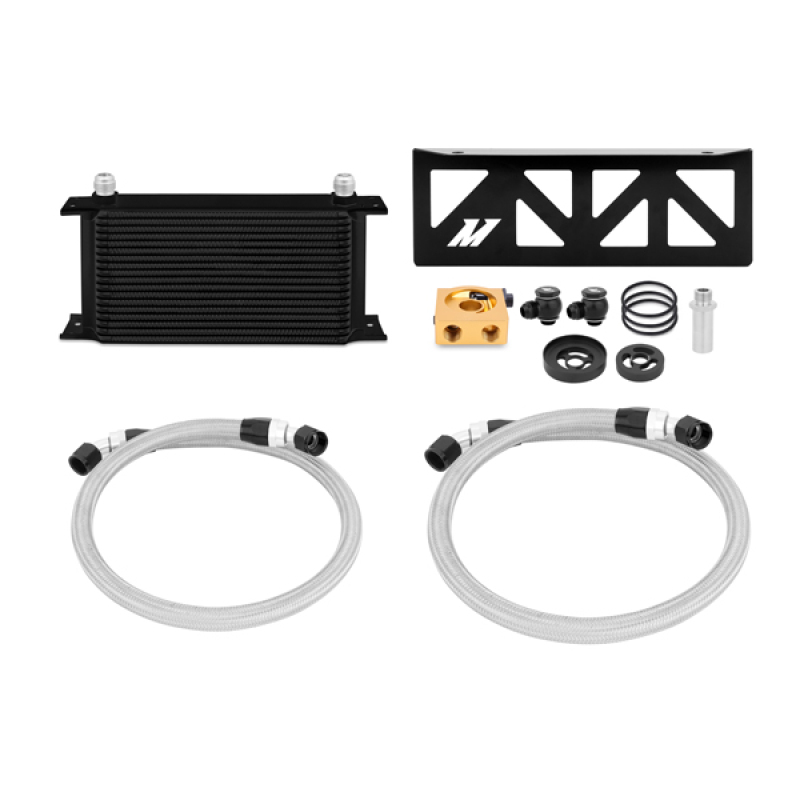 Mishimoto 13+ Subaru BRZ/Scion FR-S Thermostatic Oil Cooler Kit - Black - Image 4
