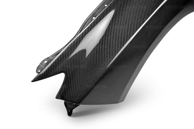 Seibon 08-10 Subaru Impreza STi 10mm Wider Carbon Fiber Fenders - Image 4