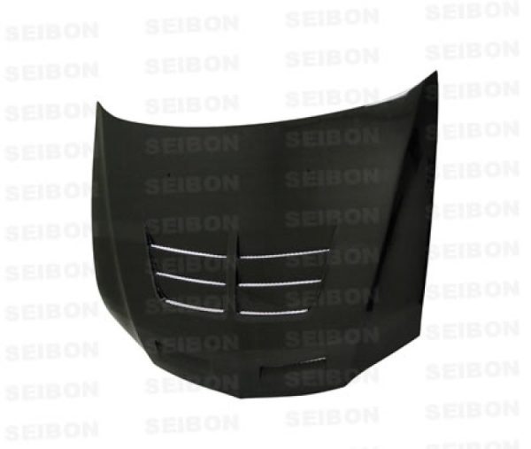 Alternative view of Seibon 03-07 Mitsubishi Evo 8 & 9 TSII Carbon Fiber Hood