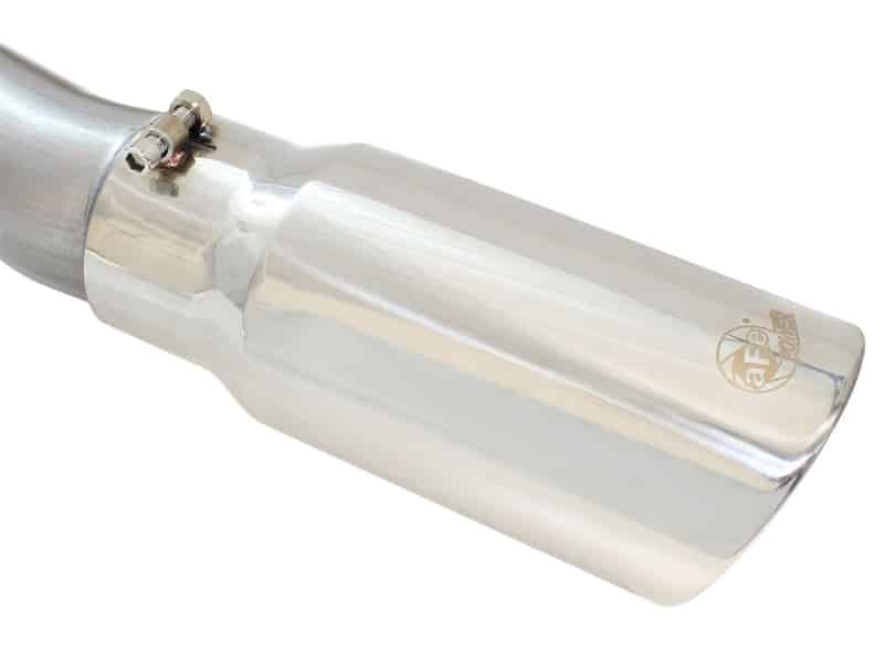 aFe MACHForce XP Exhaust 3in-3.5in SS Single Side Ext CB w/ Polish Tip 99-04 Ford F-250 V8 5.4L/6.8L - Image 6