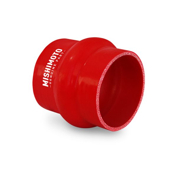 Alternative view of Mishimoto 1.75in. Hump Hose Silicone Coupler - Red