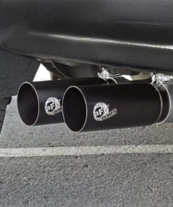 Alternative view of aFe Rebel Series CB Middle-Side Exit SS Exhaust w/ Black Tips 09-16 GM Silverado/Sierra V6/V8