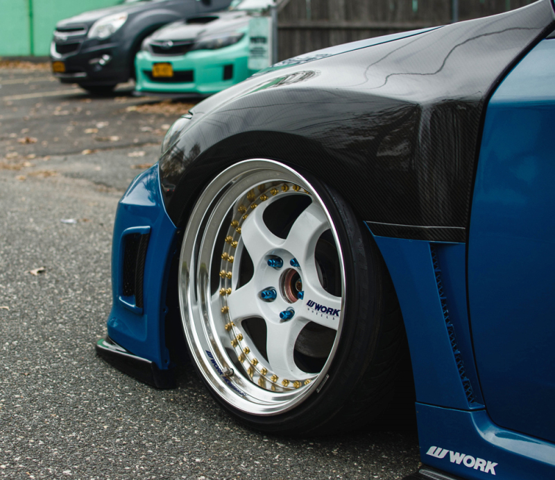 Seibon 08-10 Subaru Impreza STi 10mm Wider Carbon Fiber Fenders - Image 8