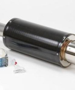 HKS Universal Carbon-Ti Cat-back Exhaust - 170mm Shell/75mm Diameter