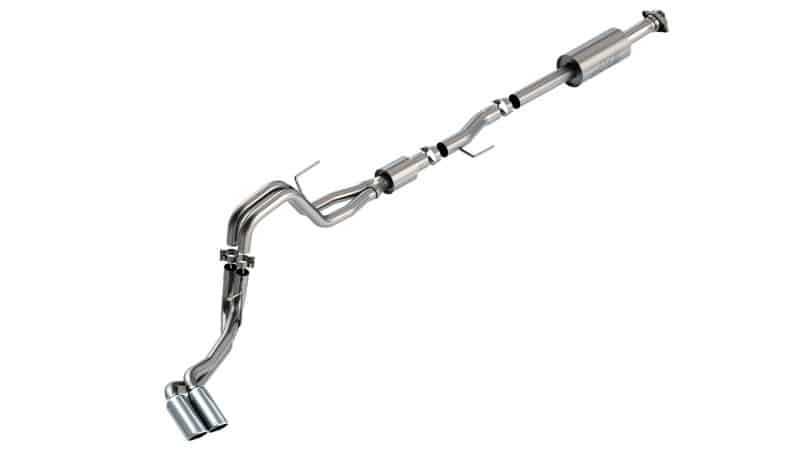 Borla F-150 2021 5.0L 4dr CC SB EC STB Lariat/KR/Platinum/LTD 3/2.25 DSE Cat-Back S-Type CHR Tips - Image 2