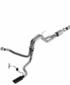 Alternative view of Borla F-150 2021 5.0L 4dr CC SB EC STB Lariat/KR/Pltnm/LTD 3/2.25 SRE Cat-Back S-Type Black CHR Tips
