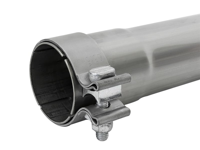 aFe MACH Force-Xp 409 SS Muffler Pipe 2.5in. Inlet/Outlet / 14in. Body / 20in. Length - Image 3