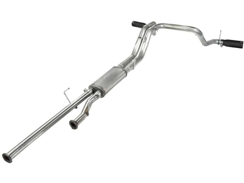 aFe MACHForce XP 2-1/2in to 3in 409 SS Cat-Back Exhaust w/ Black Tips 10-17 Toyota Tundra V8 5.7L - Image 3