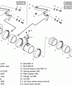 HKS SPF BE5/BH5 (D) EJ208 GDB (A/B) EJ207