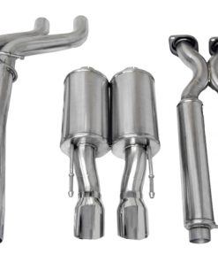 Alternative view of Corsa 06-10 Jeep Grand Cherokee 6.1L V8 Polished Sport Cat-Back Exhaust