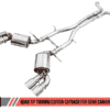 AWE Tuning 16-19 Chevy Camaro SS Non-Res Cat-Back Exhaust -Touring Edition (Quad Chrome Silver Tips)