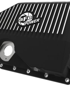 aFe 05-19 VW 1.8L/2.0L w/ Oil Sensor Engine Oil Pan Black POWER Street Series w/ Machined Fins