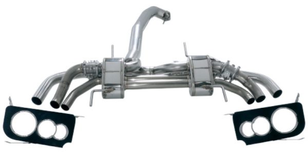 Alternative view of HKS R35 GT-R 3Stage Exhaust System