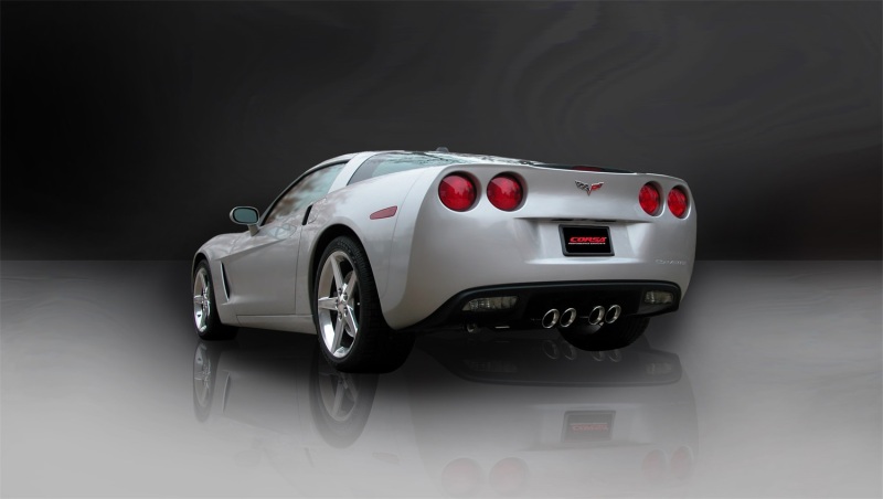 Corsa 09-13 Chevrolet Corvette C6 6.2L V8 Polished Sport Axle-Back Exhaust - Image 3