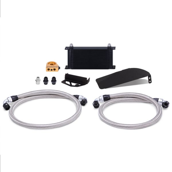 Alternative view of Mishimoto 2017+ Honda Civic Type R Direct Fit Oil Cooler Kit - Black
