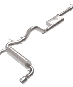 aFe 2021+ Ford Bronco L4-2.3L (t) / V6-2.7L (tt) Vulcan 3in. to 2.5in. SS Cat-Back - Polished