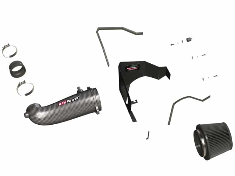 aFe POWER Magnum FORCE Carbon Fiber Stage 2 Track Series Pro Dry S CAIS - 11-18 Dodge Challenger V8 - Image 10