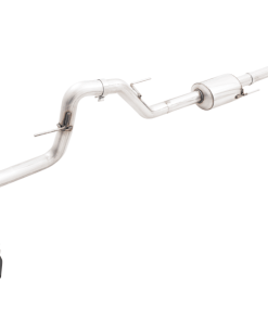 Alternative view of AWE 0FG 21+ Ford F150 Dual Side Exit Cat-Back Exhaust - 4.5in Diamond Black Tips