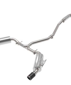 aFe Takeda 2.5in 304 SS Cat-Back Exhaust System w/CF Tips 2022+ Honda Civic L4-1.5L (t)