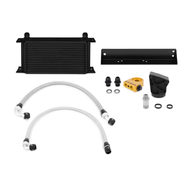 Alternative view of Mishimoto 10-11 Hyundai Gensis Coupe 3.8L Thermostatic Black Oil Cooler Kit