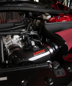 Alternative view of Corsa 17-21 Chevrolet Camaro ZL1 Carbon Fiber Air Intake w/ DryTech 3D No Oil Filtration