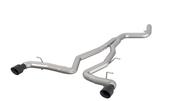 Alternative view of Kooks 2020 Toyota Supra 3.5in x 3in SS Muffler Delete Catback Exhaust w/Black Tips