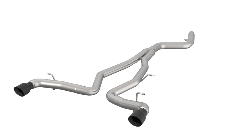 Kooks 2020 Toyota Supra 3.5in x 3in SS Muffler Delete Catback Exhaust w/Black Tips - Image 2