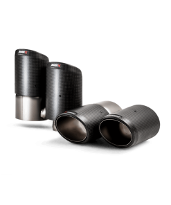 Akrapovic 2018+ Porsche Cayenne V6 (536) Tail Pipe Set (Carbon)