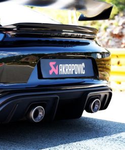 Akrapovic 2020+ Porsche Cayman GT4 (718) Tail Pipe Set (Titanium)