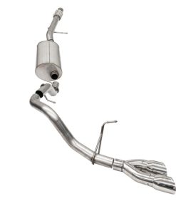 Corsa 21-22 Chevrolet Suburban 5.3L 4WD Single Side 3in Sport Cat-Back 4in Polished DW Round Tip