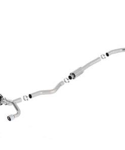 Alternative view of Borla 13-16 BMW 335i / 435i Atak Cat back SS 3.0in, 2.25in 3.5in Tip Single Rolled