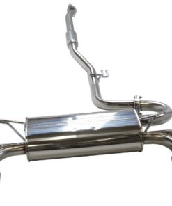 Alternative view of HKS 10+ Genesis 2.0L Turbo Legamax Premium Rear Section Exhaust & Center Pipe Set