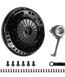 DKM Clutch 99-03 Audi A3 S3 Quattro MS Organic Twin Disc Clutch Kit w/Flywheel (660 ft/lbs Torque)