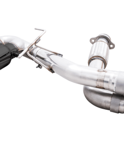 Alternative view of AWE Tuning 2020 Chevrolet Corvette (C8) Track Edition Exhaust - Quad Diamond Black Tips