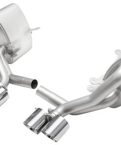 Alternative view of Soul Performance 05-08 Porsche 997.1 Carrera Sport Side Mufflers - Polished Chrome Tips