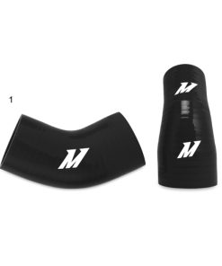 Alternative view of Mishimoto 01-07 Mitsubishi Lancer Evolution 7/8/9 Black Lower Intercooler Pipe Kit