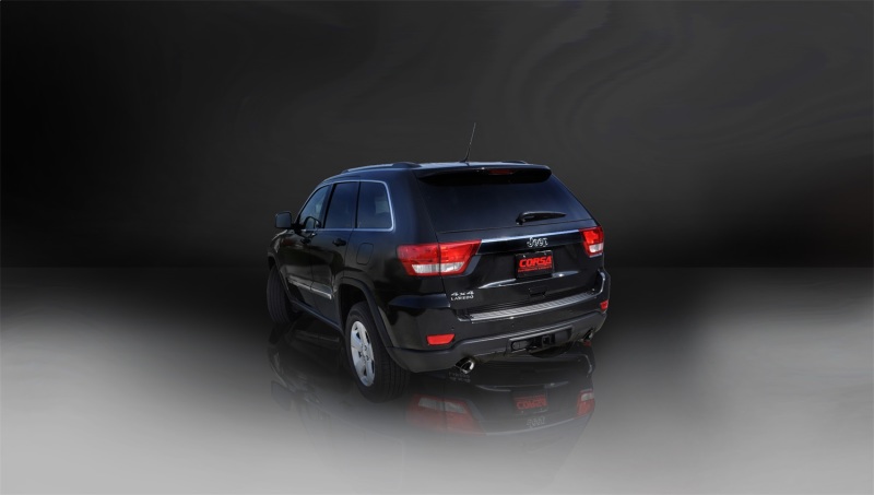 Corsa 11-21 Jeep Grand Cherokee 3.6L 2.5in Dual Rear Exit Sport Exhaust w/ 4.5in Black Tips - Image 2