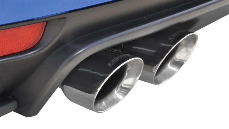 Corsa 08-13 Subaru Impreza Hatchback STI 2.5L Turbo Manual Polished Sport Cat-Back Exhaust - Image 3