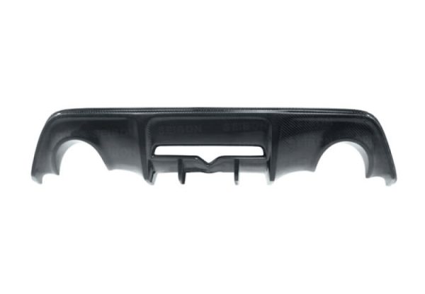 Alternative view of Seibon 12-13 BRZ/FRS Carbon Fiber Rear Diffuser Cover