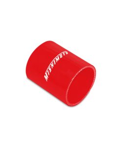 Alternative view of Mishimoto 2.25 Inch Red Straight Coupler