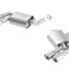Borla 16 Chevy Camaro 6.2L Atak Rear Section Exhaust w/o Dual Mode Valves