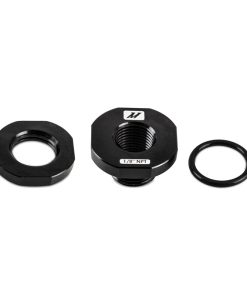 Mishimoto 1/8in NPT CNC-Machined Nozzle Mount Adapter - Black