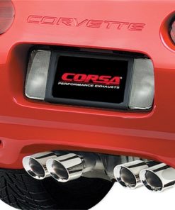 Alternative view of Corsa 97-04 Chevrolet Corvette C5 Z06 5.7L V8 Polished Xtreme Cat-Back + XO Exhaust