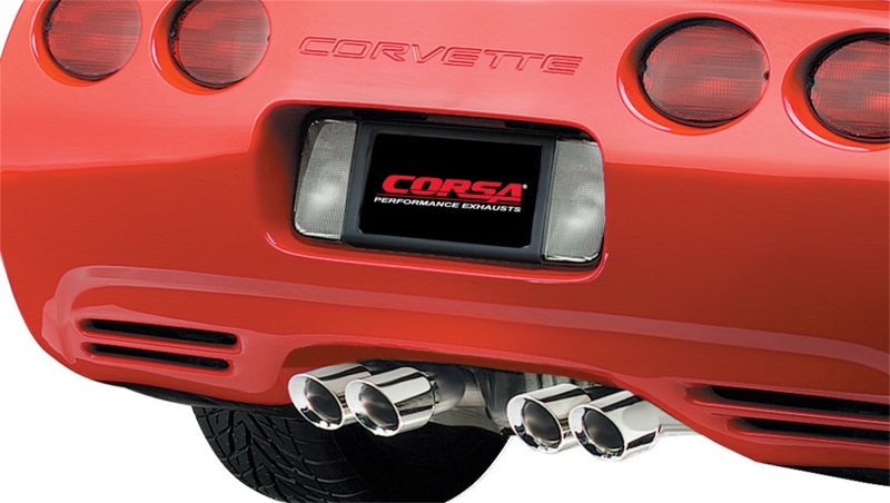 Corsa 97-04 Chevrolet Corvette C5 Z06 5.7L V8 Polished Xtreme Cat-Back + XO Exhaust - Image 2