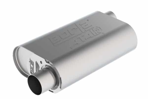 Alternative view of Borla CrateMuffler LS3 ATAK 2.5in Offset/Offset 14inx4.35inx9in Muffler