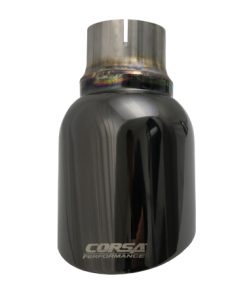 Alternative view of Corsa Single Universal 2.5in Inlet / 4.5in Outlet Black PVD Pro-Series Tip Kit
