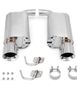 Alternative view of Mishimoto 2015+ Ford Mustang GT Street Axleback Exhaust w/ Polished Tips